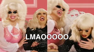 Trixie Mattel amp Katya cant be serious with each other [upl. by Netsew]