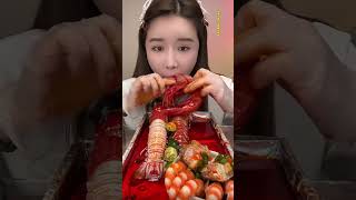 Seafoods lover asmr food eating seafood eatingshow [upl. by Yehc377]