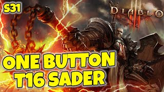 One Button T16 Build Diablo 3 Season 31  Automatic Fist of Heavens Crusader [upl. by Kant]