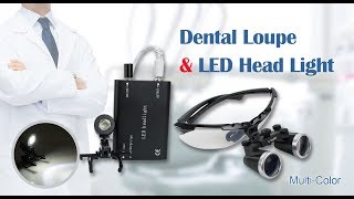 Best Dental Loupe amp LED Head Light Denshine [upl. by Bocock]