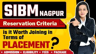 SIBM Nagpur  Admission  Eligibility  Placements  Courses  Fees Structure  Ranking  Cutoff [upl. by Atrebor]