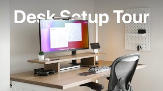 Software Engineers Productive and Minimal Desk Setup 2023 [upl. by Etteniuqna]