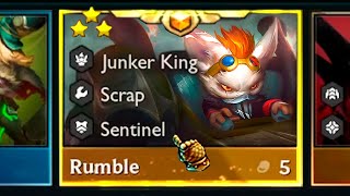 S13 Rumble 3 star 1v9 ⭐⭐⭐ TFT Arcane [upl. by Kasper]