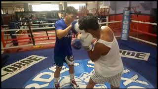 Elorde Boxing Gym Sucat Training and Vlog with Jhonbie Gavino and Cross Man [upl. by Lorrimor]