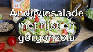 Andijviesalade met rijst en gorgonzola [upl. by Aenej777]