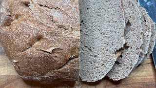 Easy Whole Wheat Sourdough Bread [upl. by Cortney]