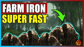 New World The BEST Iron Farming Route Make Gold and Level Crafting FAST [upl. by Norvall32]