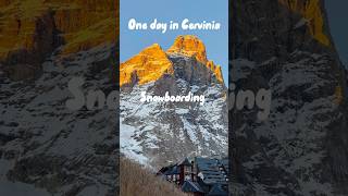 CERVINIA snowboard snowboarding [upl. by Izy]