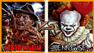 Freddy Krueger vs Pennywise  𝐓𝐡𝐞 𝐍𝐢𝐠𝐡𝐭𝐦𝐚𝐫𝐞 𝐢𝐧 𝐃𝐞𝐫𝐫𝐲 [upl. by Heinrike]