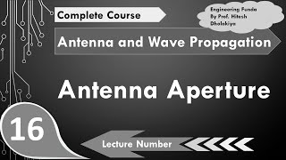 Antenna Apertures Definition Basics Unit Formula amp Calculation Explained in Antenna Parameters [upl. by Naujd]