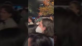 ProPalestinian protesters gather outside the White House on election night [upl. by Margarida]