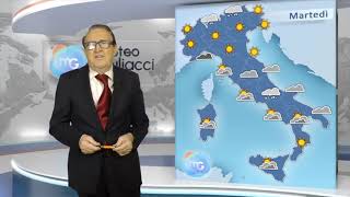 Previsioni meteo per martedì 23 gennaio Poche nevicate sui rilievi [upl. by Noerb129]