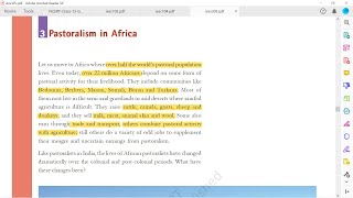 Pastoralism in Africa  class 9 history  section II  unit 5  upsc appsc tspsc railways banks [upl. by Tiana]