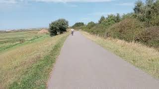 Fietstocht vanaf de voorkant bij de duinen van Ouddorp September [upl. by Bergstein58]