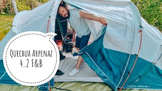 Quechua Arpenaz 42 FampB Unboxing i pierwsze wrazenia [upl. by Eob]