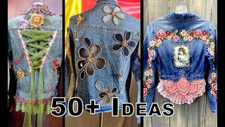 50 Jean Jacket Upcycle Ideas to Inspire Your Next Project [upl. by Oicnedurp]