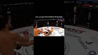 What is the rule of being knocked out cause this guy got knocked out 4 times in 15 sec 👽 [upl. by Koslo]