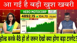 Hero motocorp share lastest news today  hero motocorp share lastest Target [upl. by Avehsile]