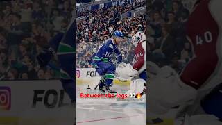 NHL 25 Lekkerimaki breakaway goalnhlnhl25hockeyyoutubeshortsnewsubgoalscanucksviral [upl. by Lunette420]