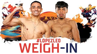 Venado Lopez vs Angelo Leo  WEIGHIN [upl. by Ettennig]