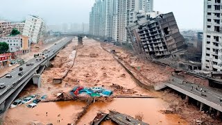 China in Ruins No escape from the flow of water from the Three Gorges Dam Shaanxi is flooded [upl. by Jesselyn]