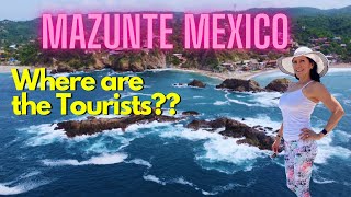 Mazunte  MEXICO  🇲🇽 WHY DON’T TOURISTS COME HERE Oaxaca Coast Playa Mazunte amp Beach Food [upl. by Pernick]