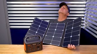 🔋 Jackery Power Station Explorer 240 amp 60W Solar Panel Unboxing amp First Look [upl. by Samanthia]