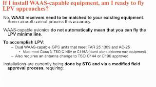 Understanding WAAS amp LPV What is WAAS [upl. by Annoyik]