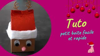 Tuto cadeau calendrier de lavent  petite boite facile avec couvercle boite n° 45 [upl. by Ait152]