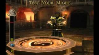 MK Shaolin Monks  Test your Might with Scorpion [upl. by Aihtnis]