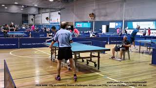 2024 NSW City vs Country Teams Challenges Ellman Lee City vs Lau Yiu Fat Country 4th Set [upl. by Eyllib908]