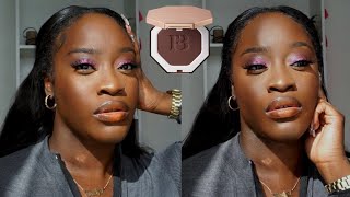 NEW shade FENTY BEAUTY BRONZER REVIEW  first impressions comparisons  swatches  thick mint [upl. by Huxley]