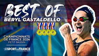 🏊‍♂️ Le Best Of de BERYL GASTALDELLO  Championnats de France Elite en petit bassin 2024 [upl. by Neelhtak33]