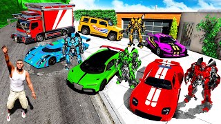 Collecting ROBOT CARS in GTA 5 [upl. by Corbett]