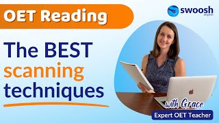 The BEST scanning techniques for the OET Reading test [upl. by Asseral]