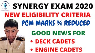 ELIGIBILITY CRITERIA CHANGE FOR SYNERGY EXAM 2020 [upl. by Loretta272]