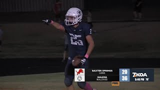 Galena 36 Baxter Springs 20 [upl. by Anikehs462]