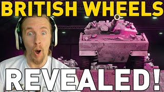 British Wheeled Tech Tree Revealed in World of Tanks [upl. by Brightman]