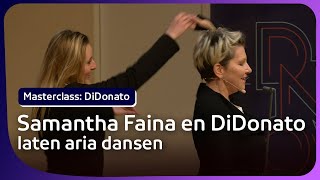 Masterclass Joyce DiDonato Samantha Faina zingt Giunse alfin il momento Mozart  NPO Klassiek [upl. by Ttesil445]