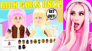 I Found A PRIVATE SERVER FOR RICH GIRLS ONLY So I Went Undercover Roblox Royale High [upl. by Aninay205]