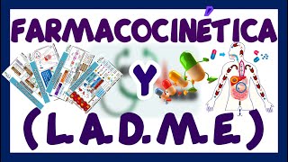 FARMACOCINÉTICA ABSORCIÓN DISTRIBUCIÓN METABOLISMO ELIMINACIÓN  GuiaMed [upl. by Attenyw]