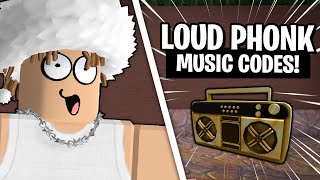 NEW ROBLOX LOUD PHONK AUDIO ID CODES 2024 [upl. by Charita]