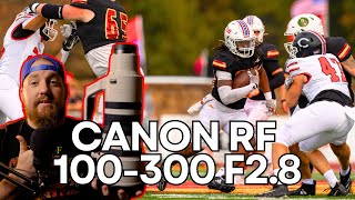 The Canon RF 100300mm F28  Soccer and Football Sample Images [upl. by Binetta]