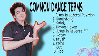 COMMON DANCE TERMS IN FOLK DANCE  INSTRUCTIONAL VIDEO [upl. by Giddings]