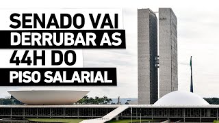 SENADO vai DERRUBAR as 44H do PISO SALARIAL [upl. by Ynnoj]