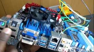 Installing Asus P8Z77V with Intel Core i5 Ivy Bridge and 8GB Ram  Part 12 [upl. by Weidar]