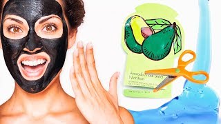 CORTANDO Y ABRIENDO MASCARILLAS PARA LA CARA CON ORBEEZ Y MUCHO MÁS Haul Primark  DIVER [upl. by Nena353]