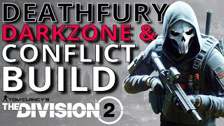 BURST DAMAGE SMG DARKZONE AND CONFLICT HUNTERS FURY BUILD  DIVISION 2 [upl. by Oiznun]