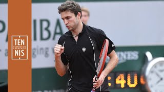 Gilles Simon le top 3 à RolandGarros [upl. by Esorylime]