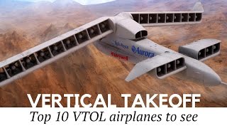 Top 10 VTOL Airplanes and Smartest Aviation Inventions in the World [upl. by Hajan449]